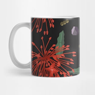 red flowers Mug